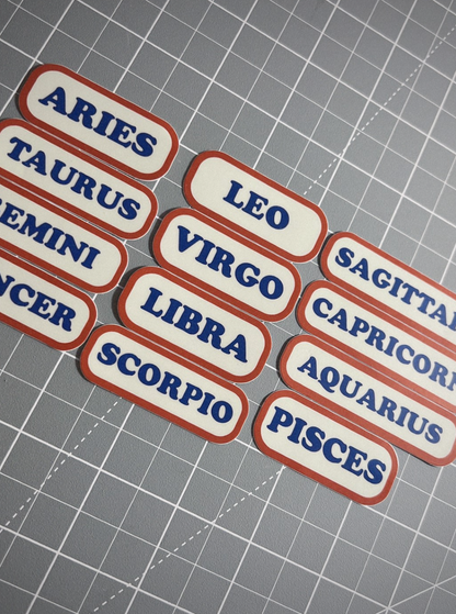 Zodiac Stickers